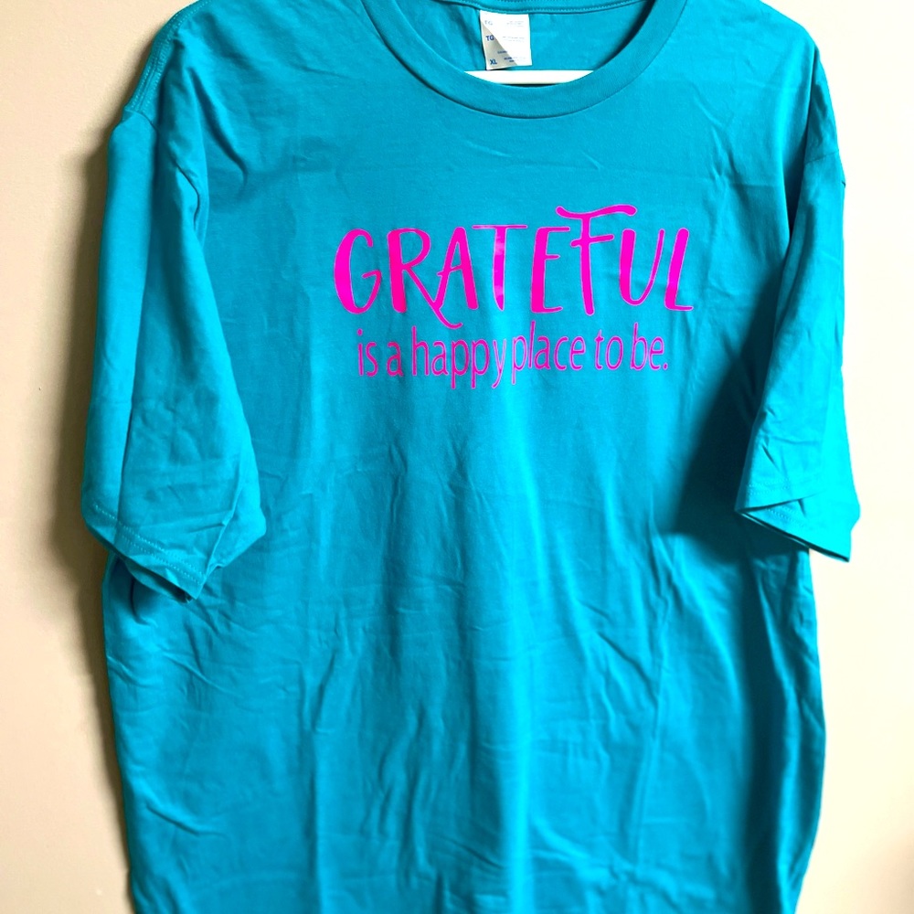 Size xl shirt purchased and vinyl added. Never worn